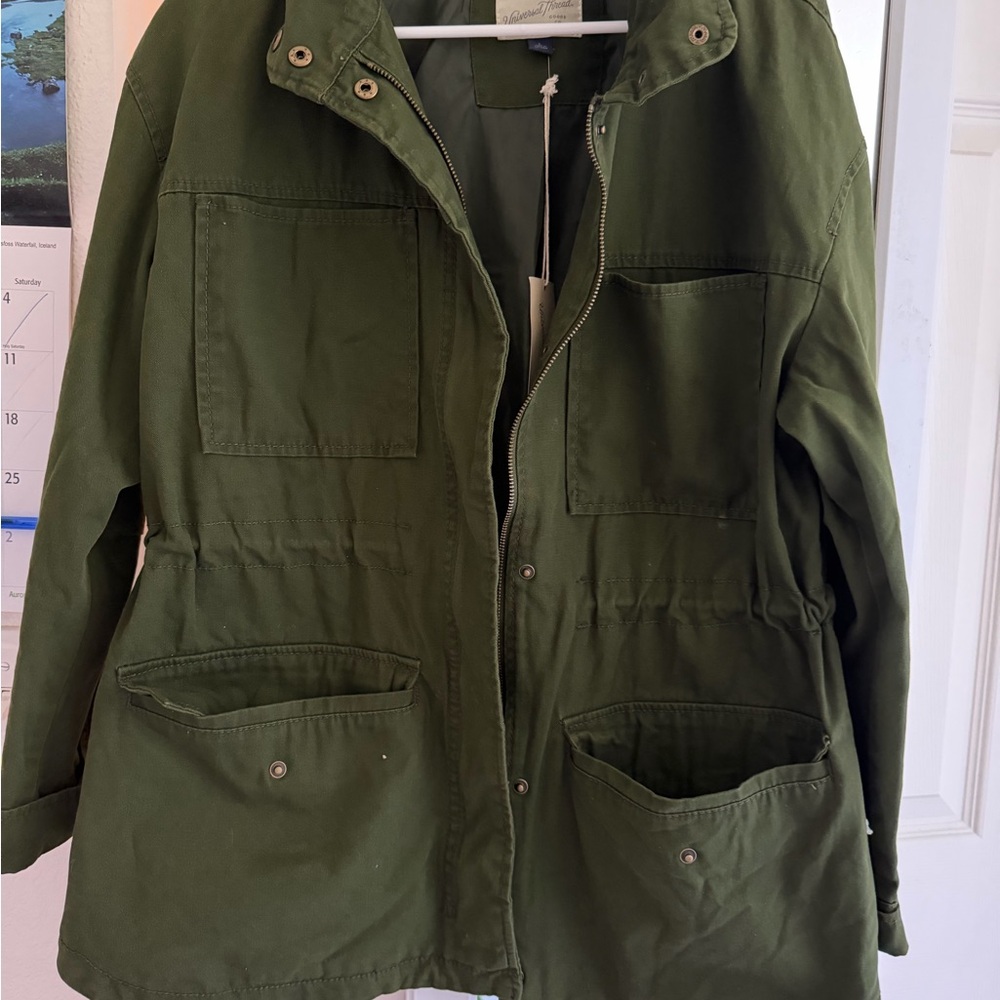 Universal Thread Olive Green Military-Style Jacket